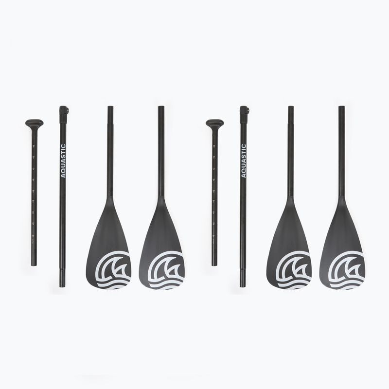Set placă SUP gonflabilă AQUASTIC Tourer 12'0" 2-os green 17