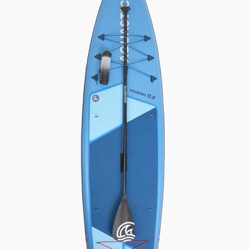 Set placă SUP gonflabilă AQUASTIC Touring 11'6" blue 13