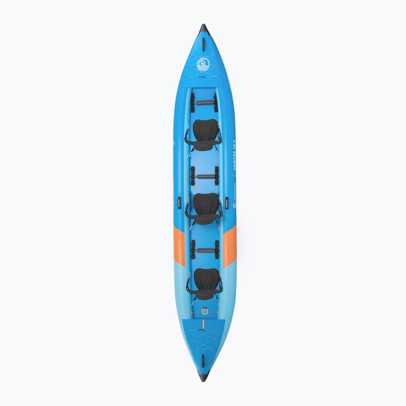 Caiac gonflabil 3-persoane AQUASTIC Cortez 15'7" hybrid blue 3
