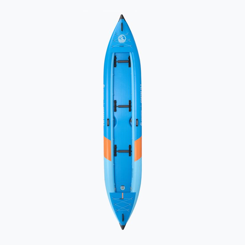 Caiac gonflabil 3-persoane AQUASTIC Cortez 15'7" hybrid blue 4