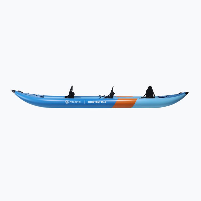 Caiac gonflabil 3-persoane AQUASTIC Cortez 15'7" hybrid blue 5