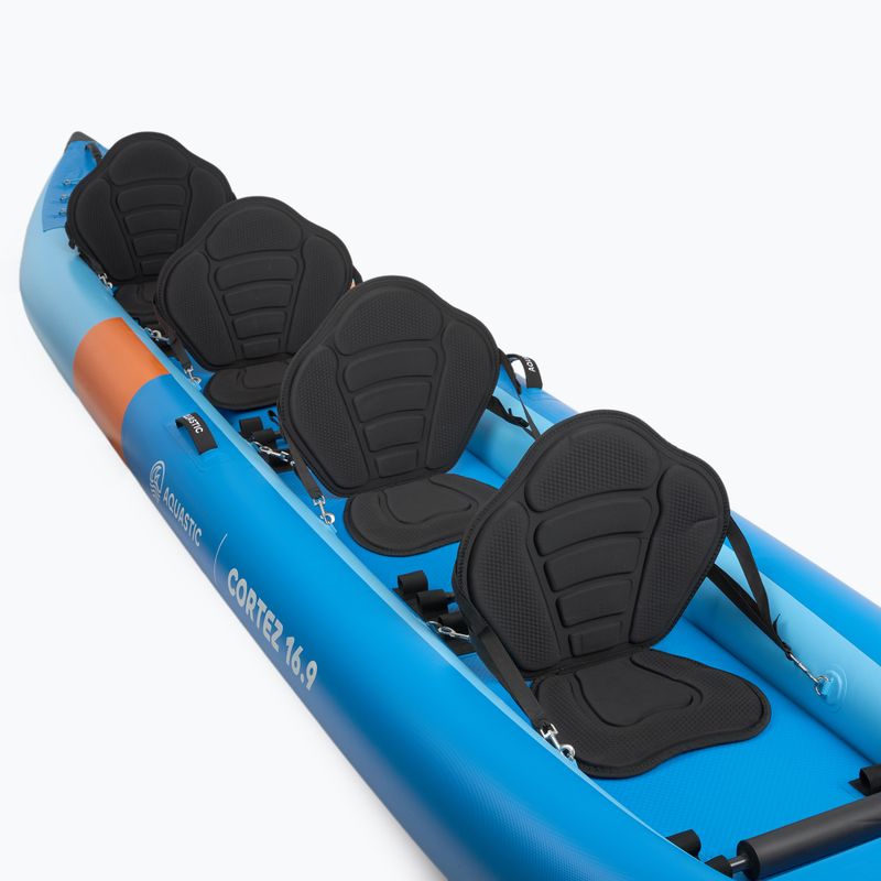 Caiac gonflabil 4-osobowy AQUASTIC Cortez 16'9" hybrid blue 11