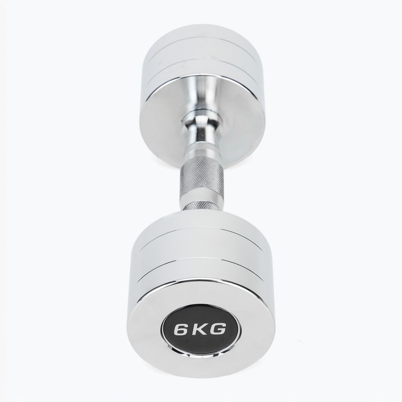 Haltere cromate XTREXO 2x6 kg argintiu 3