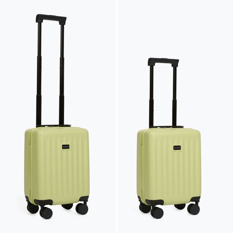 Valiză de călătorie pentru cabină Kadva Domingo Lime 6