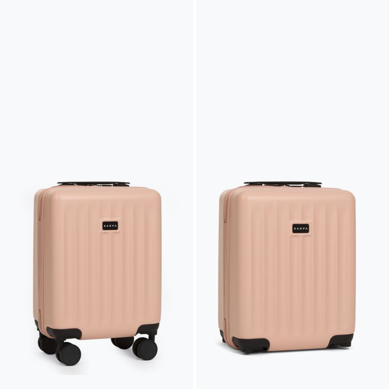 Valiză de călătorie pentru cabină Kadva Domingo Pink 6