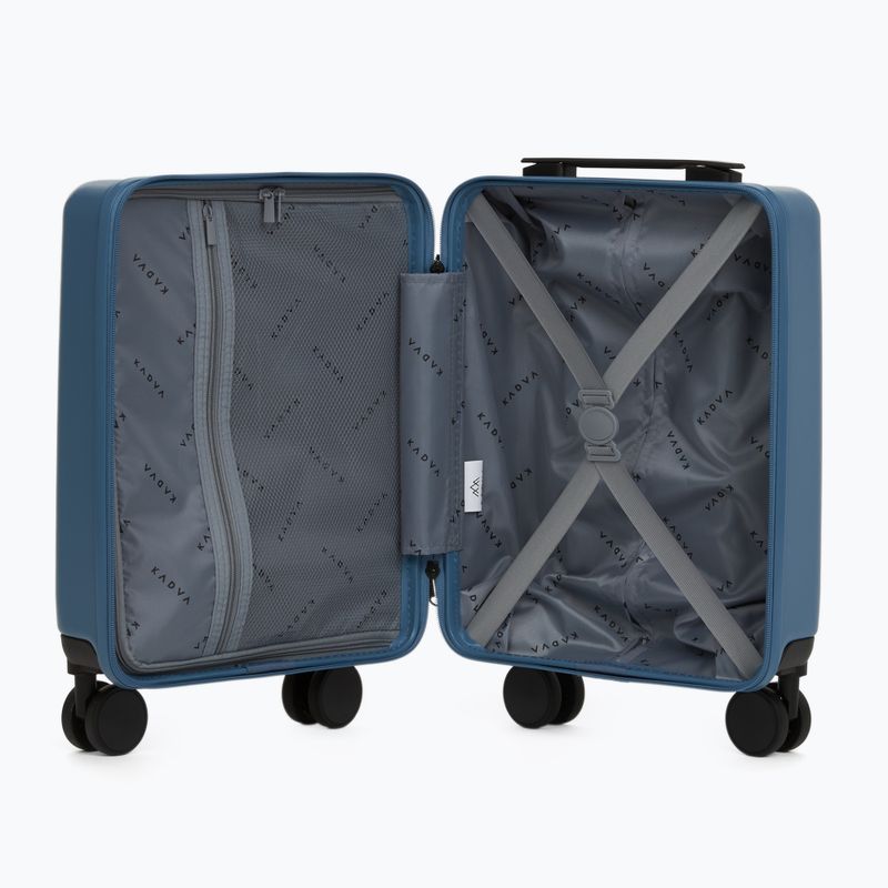 Valiză de călătorie pentru cabină Kadva Domingo Blue 14