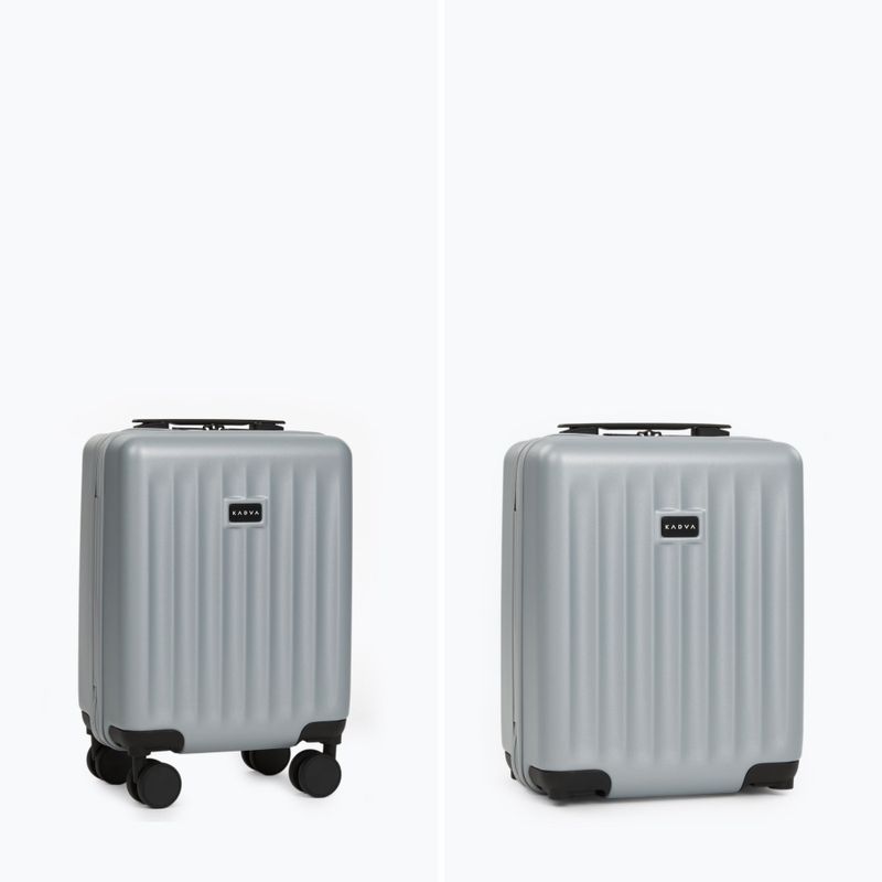 Valiză de călătorie pentru cabină Kadva Domingo Silver 5