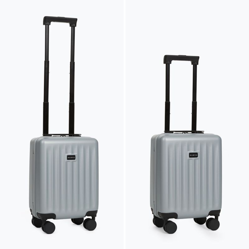 Valiză de călătorie pentru cabină Kadva Domingo Silver 6