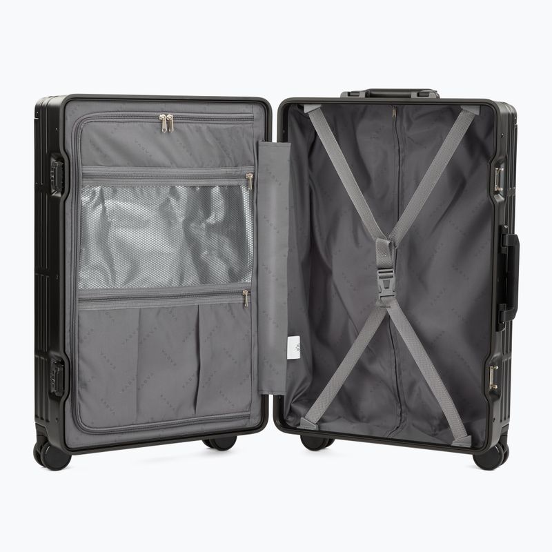 Valiză de călătorie medie Kadva Tigre 64l Black 7