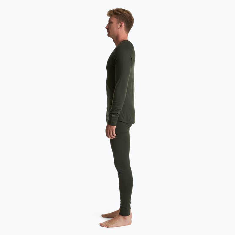 Set lenjerie termică pentru bărbați WOOLCANO Merino 100% SET0540 verde 3