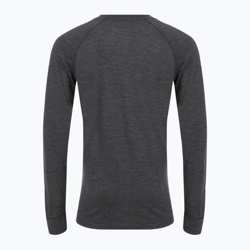 Bluză termoactivă pentru bărbați 100% WOOLCANO MERINO TOP0538 gri 8