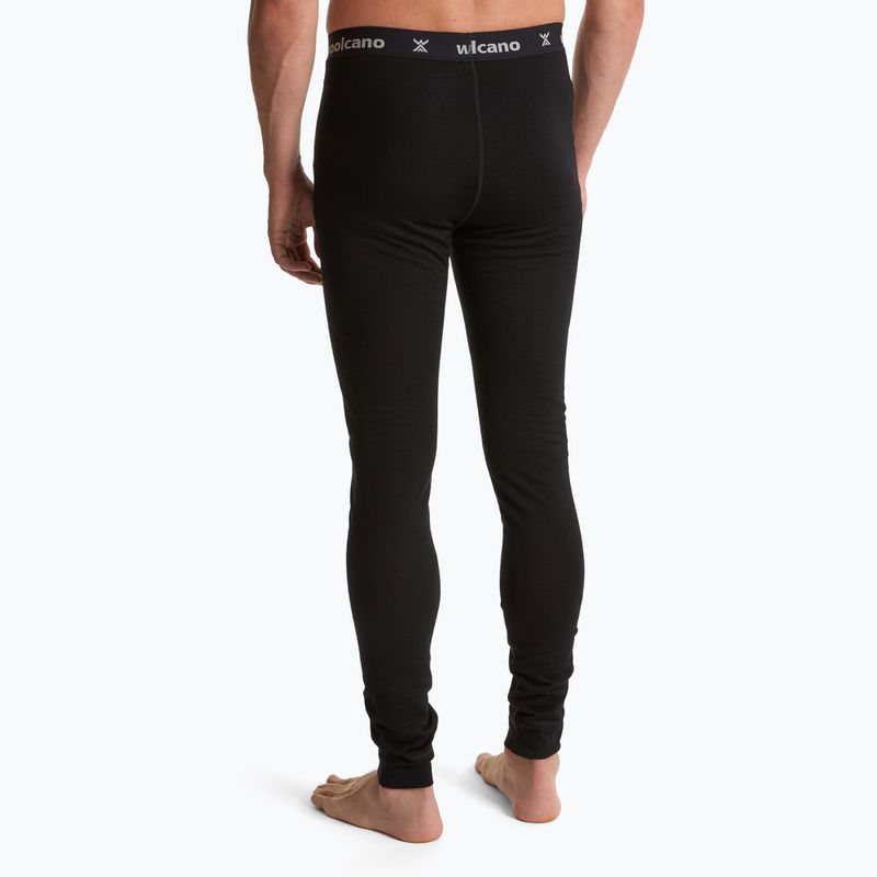 Pantaloni termoactivi pentru bărbați WOOLCANO 100% Merion PANT0539 black 3