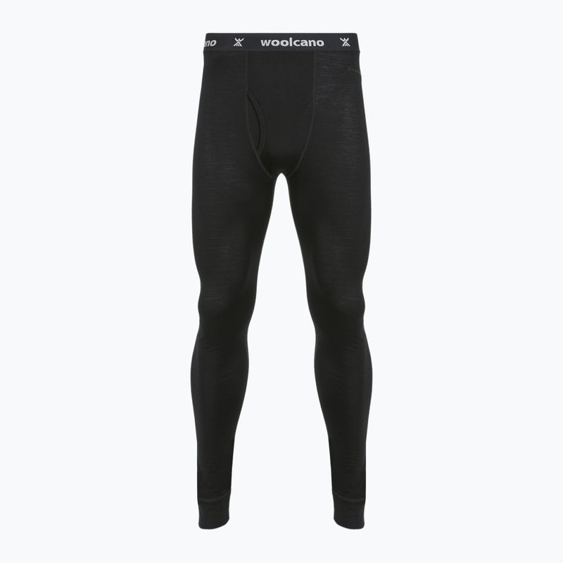 Pantaloni termoactivi pentru bărbați WOOLCANO 100% Merion PANT0539 black 6