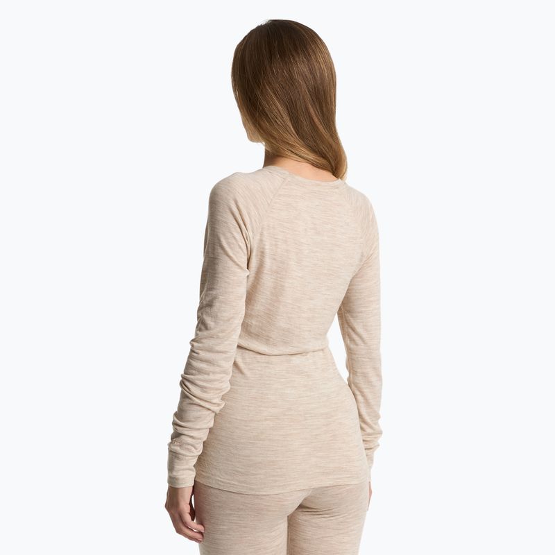 Set de lenjerie termică pentru femei WOOLCANO Merino 100% SET0543 bej 4