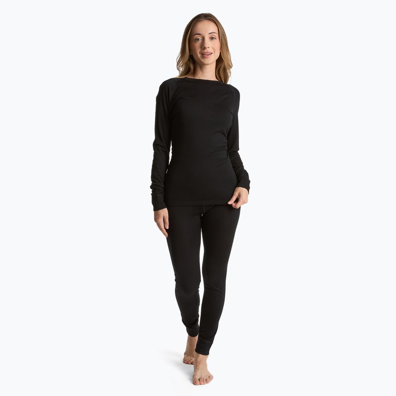 Bluză termoactivă pentru femei WOOLCANO 100% Merino TOP0541 negru 2