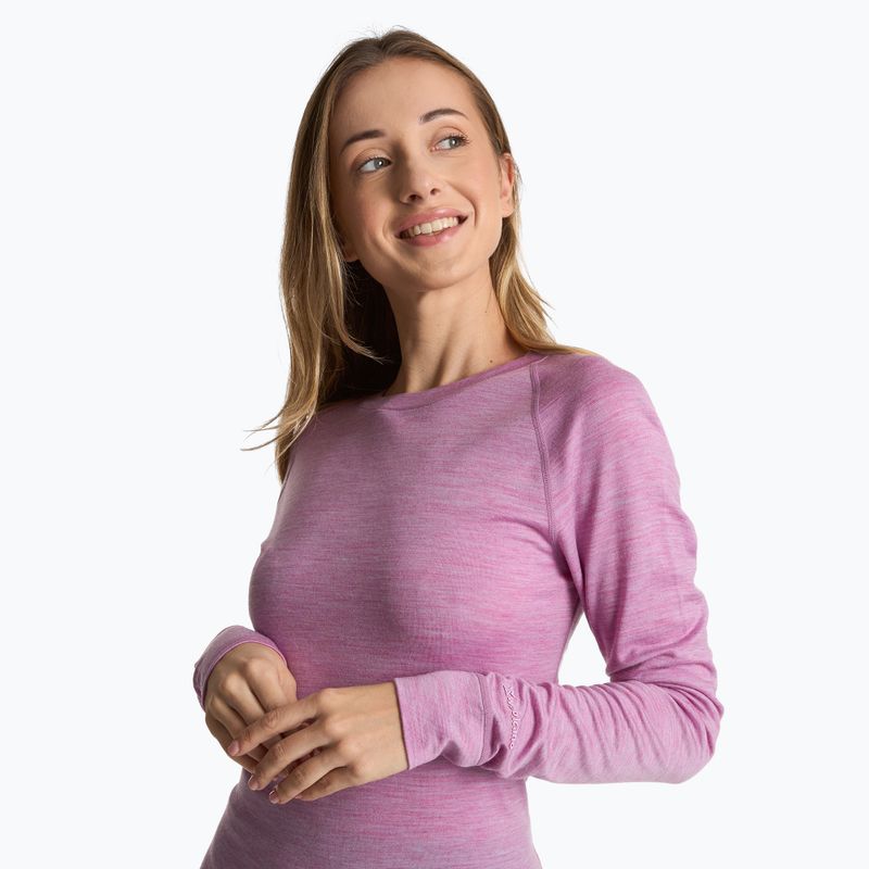 Bluză termoactivă pentru femei WOOLCANO 100% Merino TOP0541 violet 4