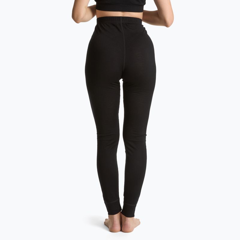 Pantaloni termoactivi pentru copii WOOLCANO 100% Merino PANT0542 black 3