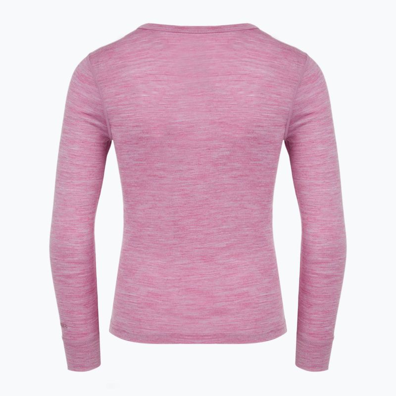 Set de lenjerie termică pentru copii WOOLCANO Merino 100% SET0683 violet 5