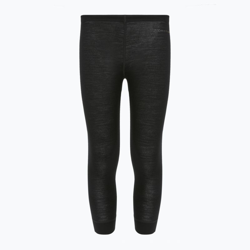 Pantaloni termoactivi pentru copii WOOLCANO Merino 100% PANT0975 black 3
