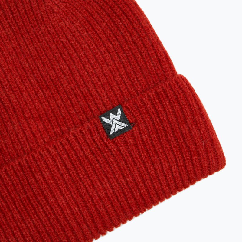 Căciulă WOOLCANO MERINO 100% HAT0440 bordo 3