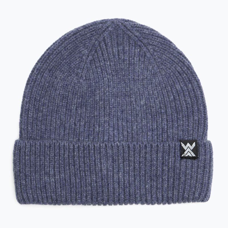 Căciulă de iarnă WOOLCANO Merino 100% HAT0440 bleumarin
