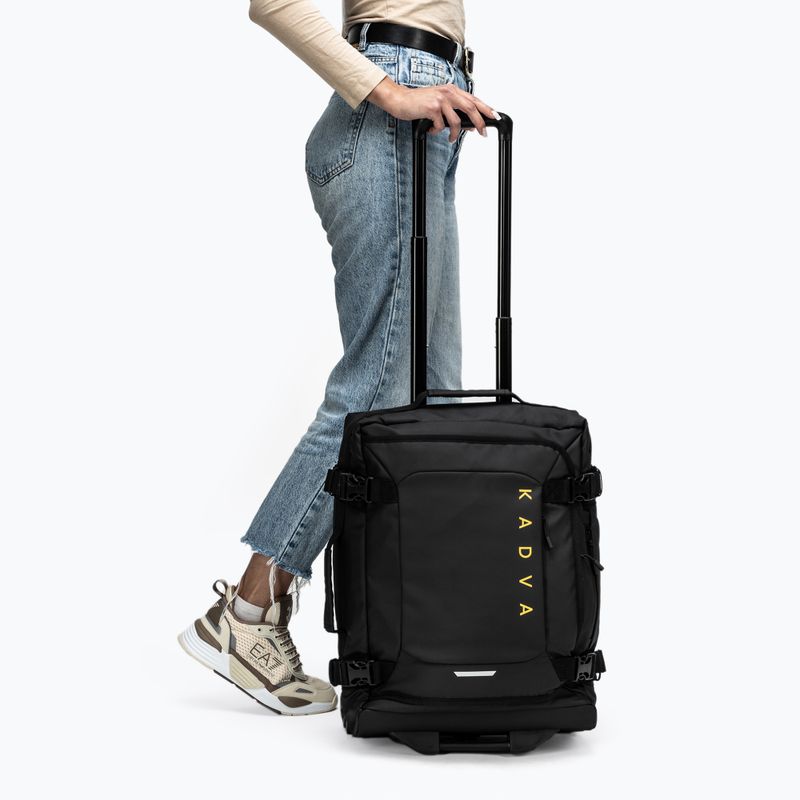 Geantă de voiaj de cabină KADVA Lazio 44 l neagră 2