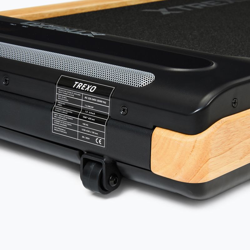 Bandă de alergare electrică XTREXO TXO-W250 Walking Pad negru/maro 14