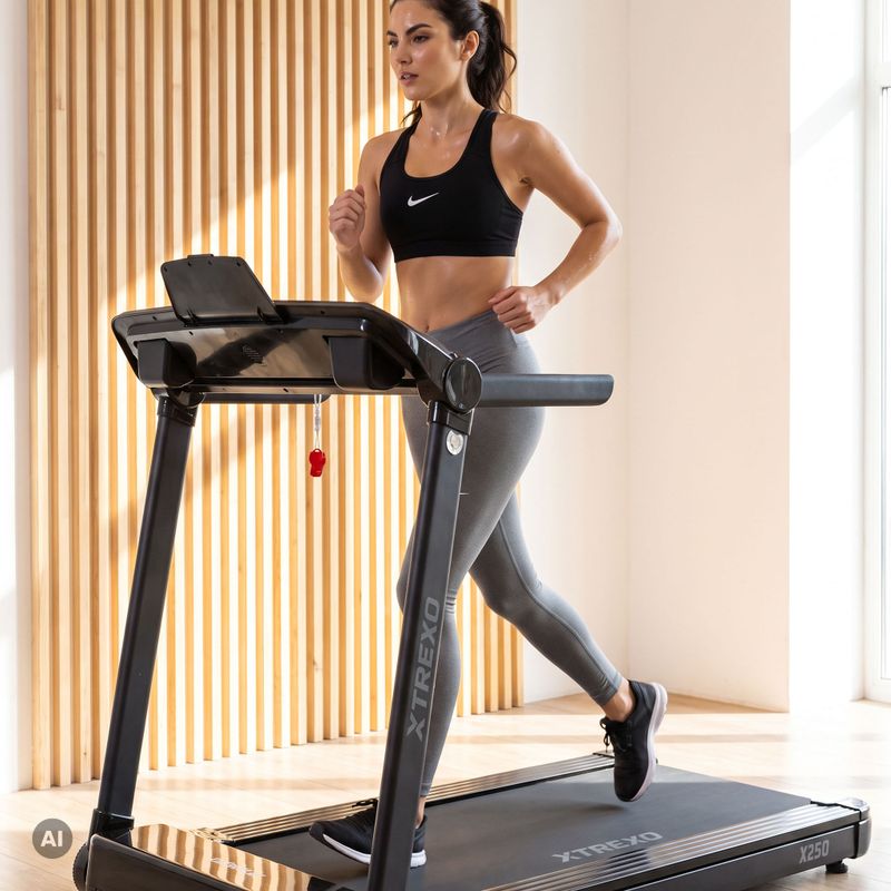 Banda de alergare electrică XTREXO TXO-X250-B negru 20