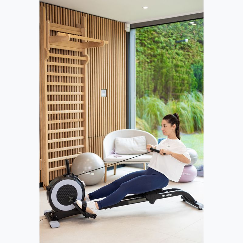 Mașină de canotaj magnetică XTREXO TXO-RM200 negru 9