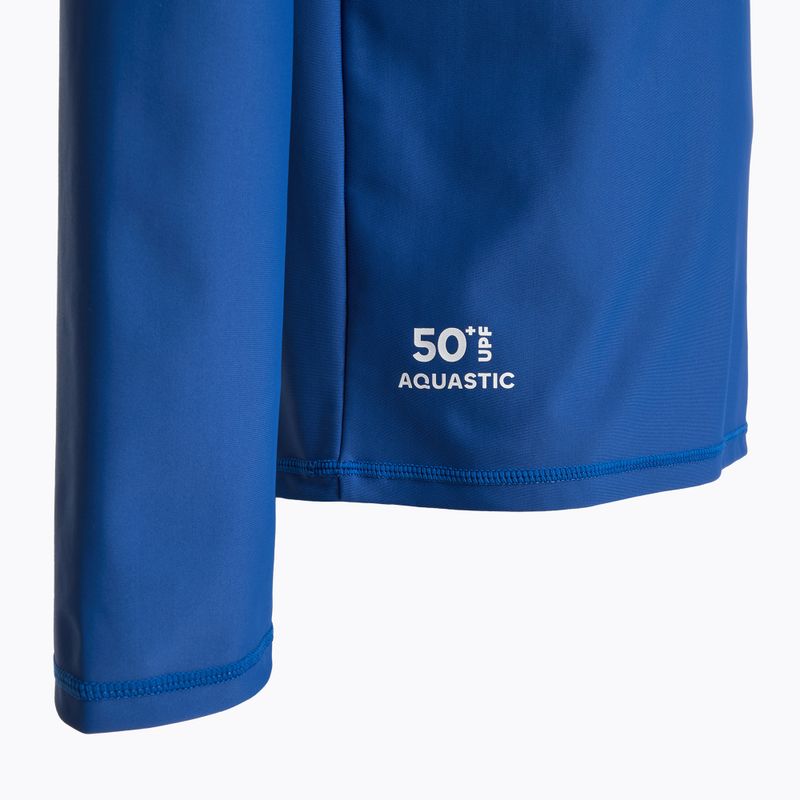 Longsleeve de înot AQUASTIC UV 50+ UPF Rimos albastru marin 3