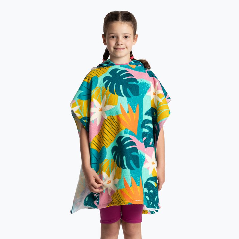 Poncho pentru copii AQUASTIC Sunny JR flori 2