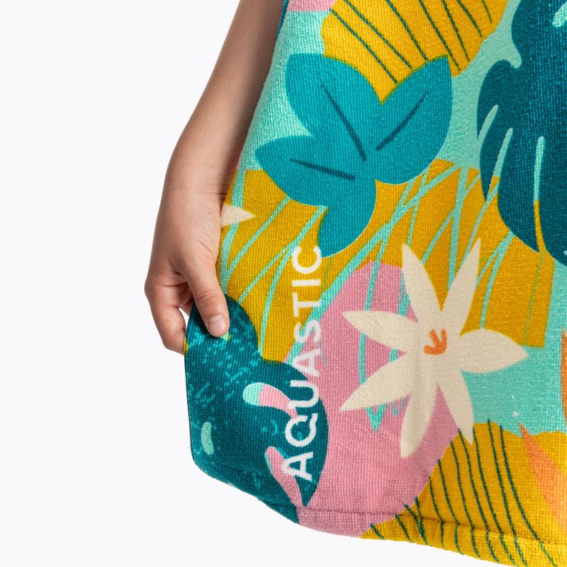 Poncho pentru copii AQUASTIC Sunny JR flori 9