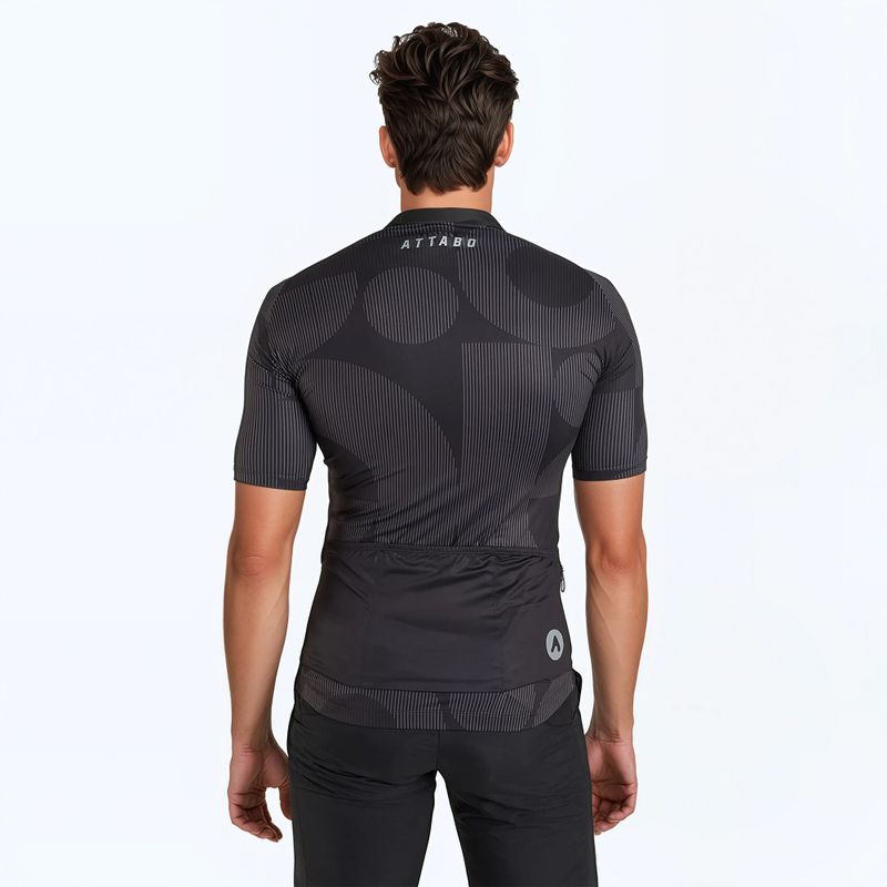 Tricou de ciclism pentru bărbați ATTABO Vites negru 3