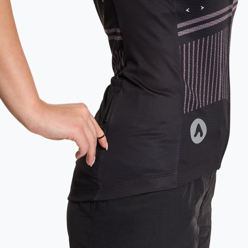 Tricou de ciclism pentru femei ATTABO Tevi WMNS negru/roz 3