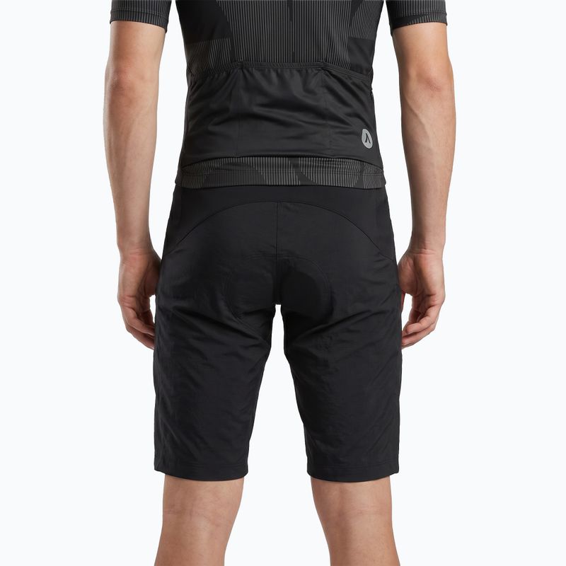 Pantaloni scurți de ciclism pentru bărbați ATTABO Ryst 2w1 negri 2