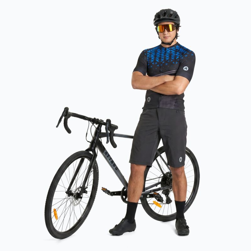 Pantaloni scurți de ciclism pentru bărbați ATTABO Ryst 2w1 negri 4