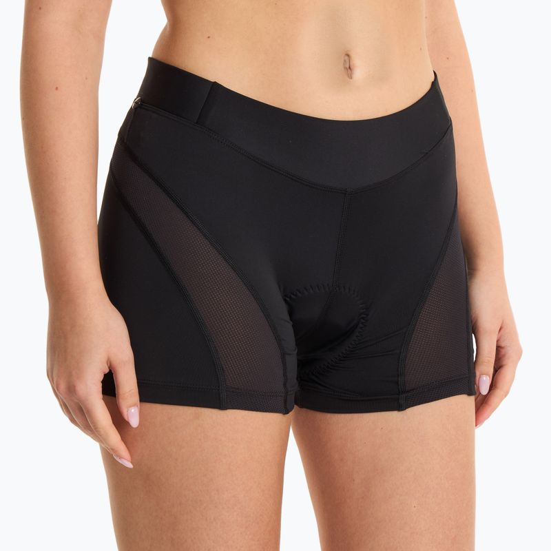 Pantaloni scurți de ciclism pentru femei ATTABO Ryst 2w1 negri 4