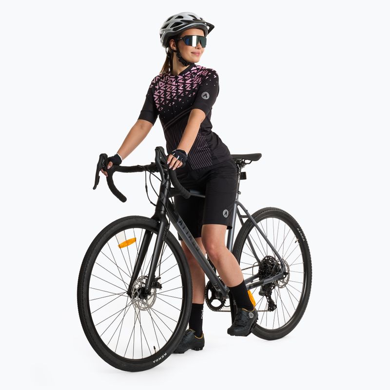 Pantaloni scurți de ciclism pentru femei ATTABO Ryst 2w1 negri 6