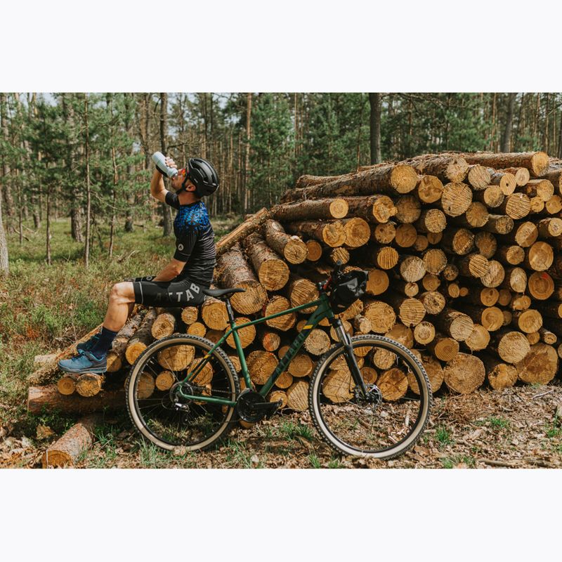 Pantaloni scurți de ciclism pentru bărbați ATTABO Kirun Pro Bib Shorts Cargo negri 11