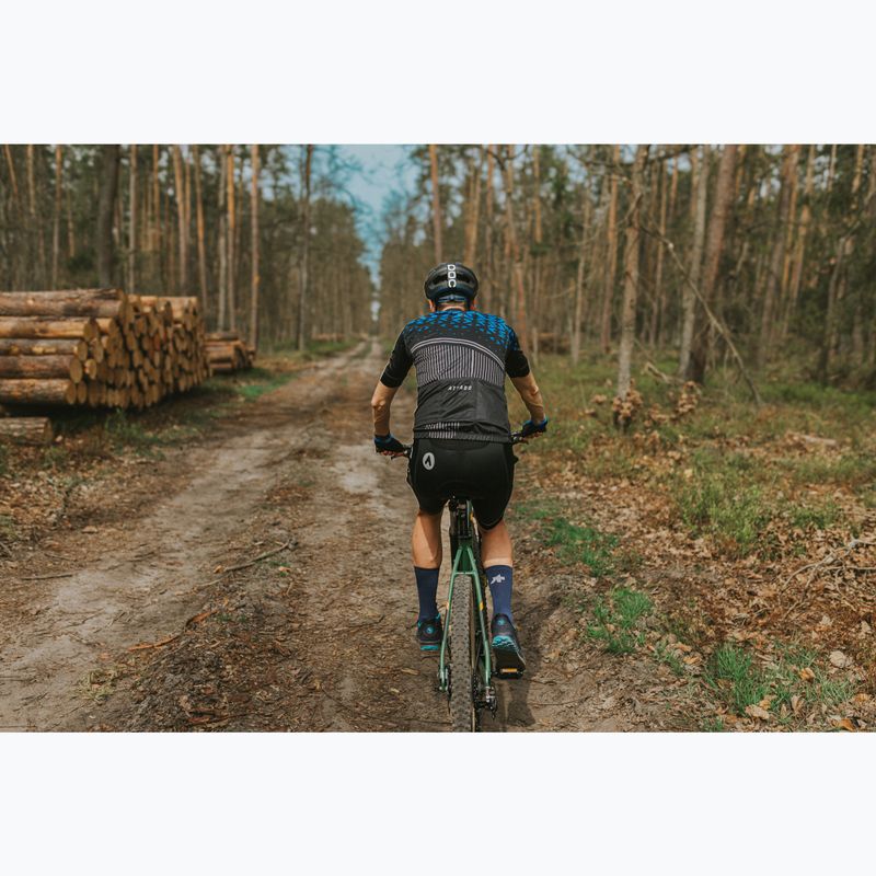 Pantaloni scurți de ciclism pentru bărbați ATTABO Kirun Pro Bib Shorts Cargo negri 12