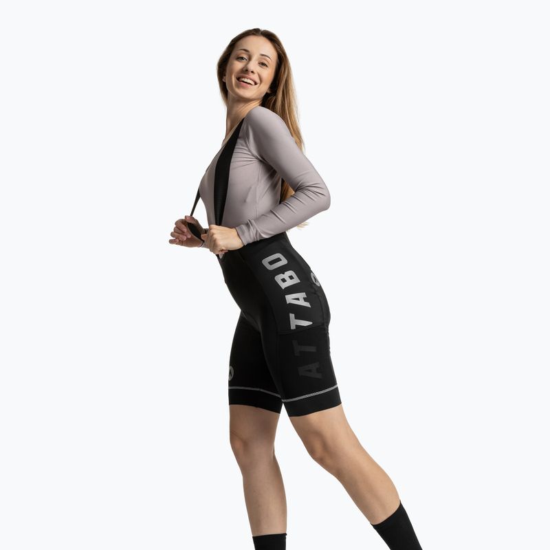 Pantaloni scurți de ciclism pentru femei ATTABO Kirun Pro WMNS Bib Shorts Cargo negri 3