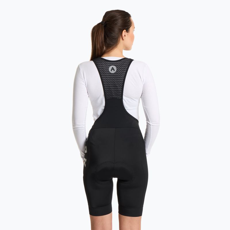 Pantaloni scurți de ciclism pentru femei ATTABO Kirun WMNS Bib Shorts negri 2