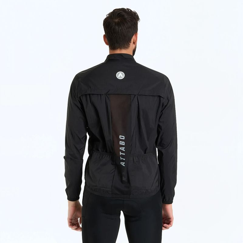 Geacă de ciclism ATTABO Cahayo Jacket Windproof negru 2