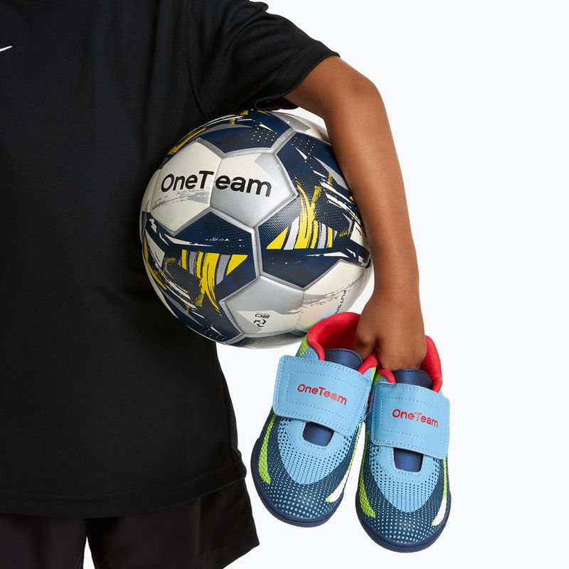 Încălțăminte de fotbal pentru copii  OneTeam Robero Junior IC niebieski/granatowy 12
