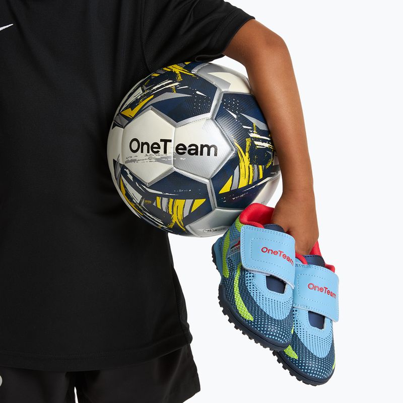 Încălțăminte de fotbal pentru copii  OneTeam Robero Junior TF niebieski/granatowy 12