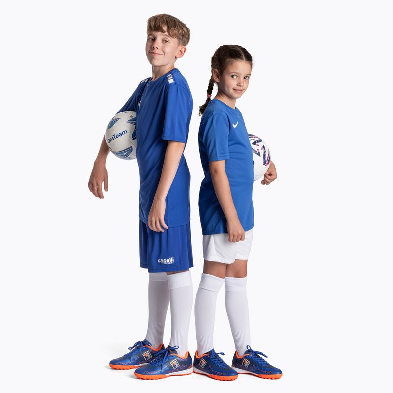 Încălțăminte de fotbal pentru copii  OneTeam Robero Teen TF granatowy/pomarańczowy 15