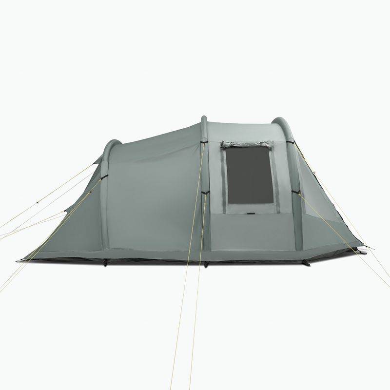 Cort de camping gonflabil pentru 4 persoane KADVA AIRcamp 4.4 verde 5
