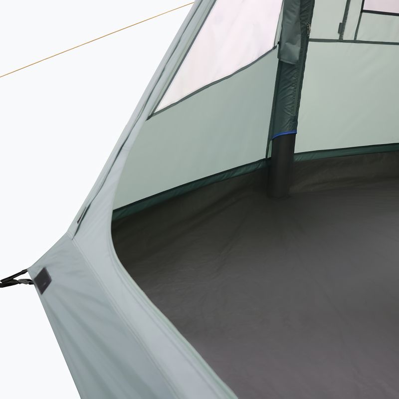 Cort de camping gonflabil pentru 4 persoane KADVA AIRcamp 4.4 verde 9