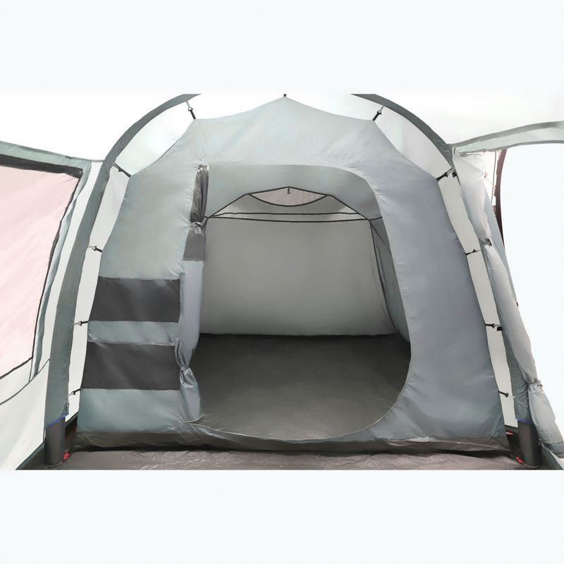 Cort de camping gonflabil pentru 4 persoane KADVA AIRcamp 4.4 verde 14