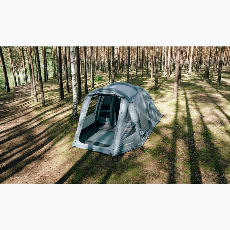 Cort de camping pentru 4-persoane KADVA AIRcamp 4.4 verde 4